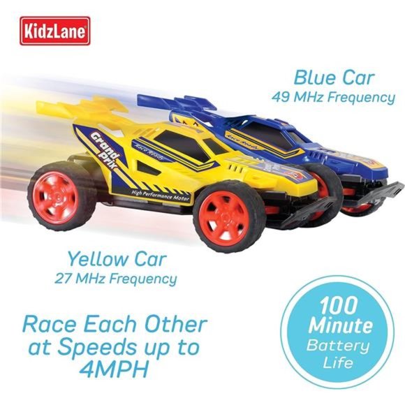 Kids Remote Control Cars – 2 Race Cars Racing Together with All-Direction Drive - Picture 4 of 6